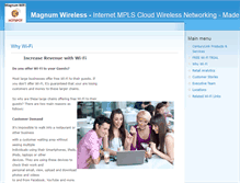 Tablet Screenshot of magnumwifi.com